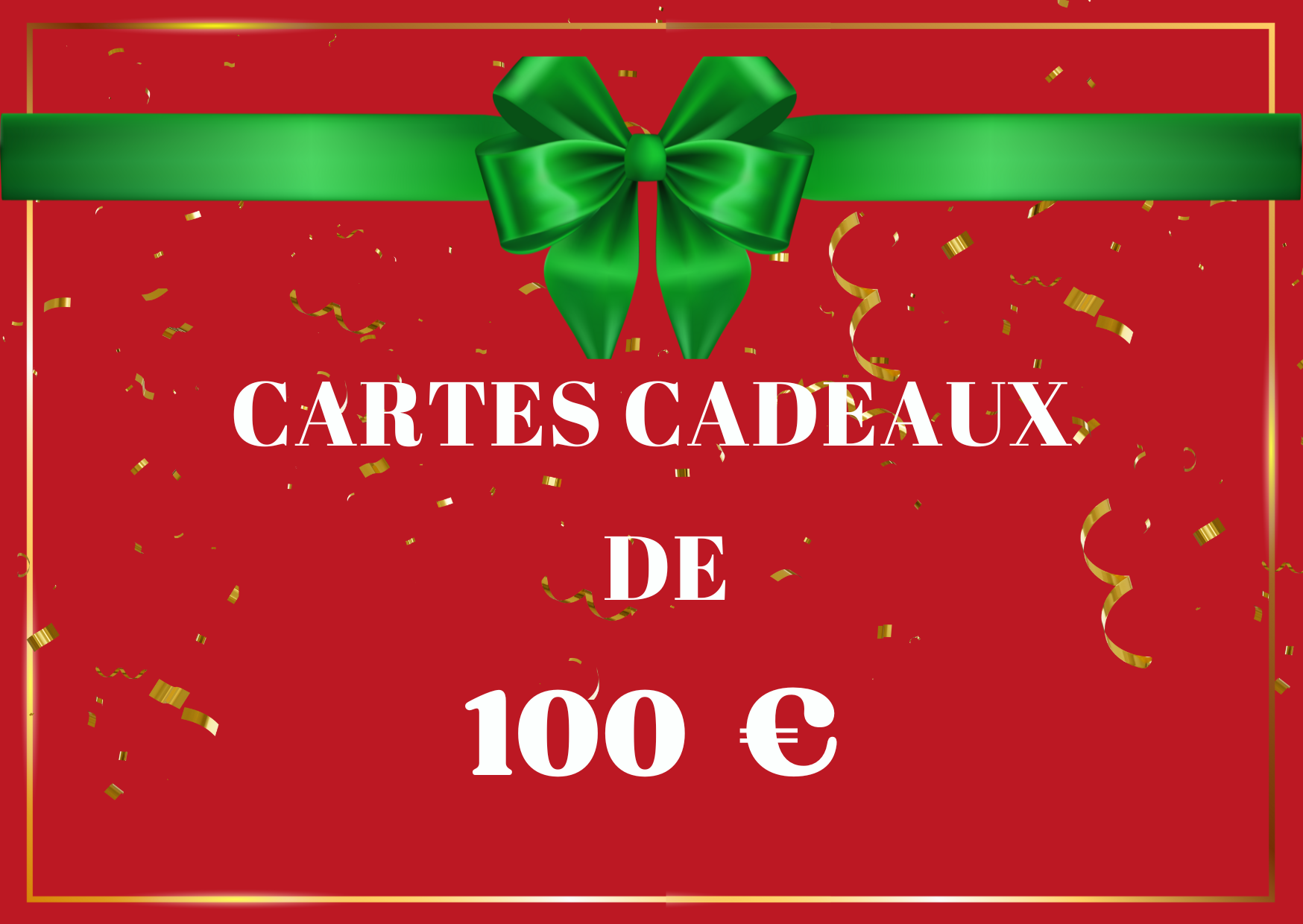 Carte cadeaux de 100€